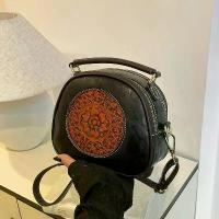 ราคา กระเป๋าสไตล์ชาติพันธุ์วินเทจ, หนังแท้ล่าสุด, กระเป๋าสะพายไหล่, กระเป๋าถือแฟชั่นสตรี, กระเป๋าสะพายข้าง, กระเป๋าทรงกลมเล็ก, ทำจากหนัง, 2025, [หนังที่คัดสรรมาอย่างดี] กระเป๋า ปลา (1732202608663627424)