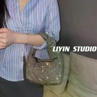 ราคา กระเป๋าสะพายข้าง ขายดี พลอยเทียม ฝังเพชร ดีไซน์ปม สำหรับผู้หญิง แฟชั่นคุณภาพสูง เหมาะสำหรับอาหารค่ำเย็น uniq lobag lyn ของแท้ hobo bag jacque mus jacque mus กระเป๋า ปลา shoulder bag luxe (173168599958