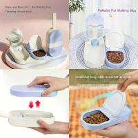 ราคา ขวดน้ำสัตว์เลี้ยงและภาชนะใส่อาหาร แบบพกพา เหมาะสำหรับสุนัข แมว กระต่าย และสัตว์เล็ก ตู้กดน้ำ พร้อมถ้วยพับได้ (1732344689377249212)