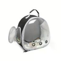 ราคา กระเป๋าเป้สัตว์เลี้ยงขนาดเล็ก สำหรับเต่า กระต่าย หนูแฮมสเตอร์ นกฮูก แรคคูน และสัตว์เลี้ยงอื่นๆ เหมาะสำหรับกิจกรรมกลางแจ้ง กระเป๋าเป้สะพายหลังไหล่ โปร่งใส กระเป๋าสัตว์เลี้ยง 1 ชิ้น (1732615233026557767