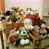 ราคา ของเล่นตุ๊กตา ชุดสัตว์ป่า การ์ตูน สิงโต เสือ ช้าง กอริลลา เสือดาว กระต่าย เหมือนจริง ของเล่นยัดไส้ เหมาะสำหรับกลับไปโรงเรียน (1732305575050118933)