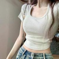 ราคา เสื้อกล้าม เชือกแขวนคอ ก้างปลา น่ารัก และเซ็กซี่ สำหรับผู้หญิง รัดรูป รัดรูป สไตล์ซัมเมอร์ นิช อินส์ สาวฮอต มิลค์ แอปริคอท แขนสั้น อินเทรนด์ เสื้อ แม่ไก่ คอกระเช้า วัยรุ่น (1731325676341200591)