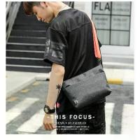 ราคา กระเป๋าสะพายข้างผู้ชาย กระเป๋าสะพายข้าง สไตล์เกาหลี กันน้ำ กีฬา วัยรุ่น สลิง (1729610321167616621)