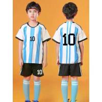 ราคา เด็กผู้ชาย ชุดเสื้อฟุตบอล เด็กผู้ชาย เสื้อยืด ลายทาง ระบายอากาศ และ กางเกงขาสั้น สูท วัยรุ่น 10 เสื้อพิมพ์ลาย กางเกงวอร์ม (1730909852902132698)