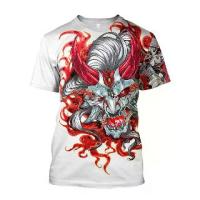 ราคา ชาย ลายฤดูร้อน 3D พิมพ์ลายซามูไร สไตล์อนิเมะฮาราจูกุ ทรงหลวม คอกลม แขนสั้น สไตล์สตรีท ท๊อป ဘ ေ ာ င ် း ဘ ီ တ ိ ု boy เสื้อ นบีอาดัม ဘ ေ ာ င ် း ဘ ီ တ ိ ု b (1732470935213737026)