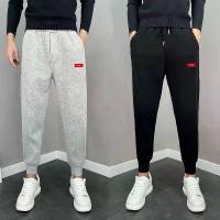 ราคา กางเกงกีฬาลำลอง สำหรับผู้ชาย เทรนด์แฟชั่นเกาหลี ทรงสลิมฟิต กางเกงวิ่ง กางเกงวอร์ม เสื้อผ้าผู้ชาย (1732751540125926695)