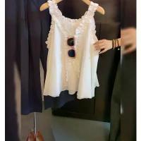 ราคา เสื้อชั้นใน เสื้อกั๊ก สีขาว ทรงหลวม เสื้อคอวีฝรั่งเศสระดับไฮเอนด์ เสื้อผ้าผู้หญิง ฤดูร้อน มาใหม่ jnjeans เสื้อ กล้าม มี บรา ใน ตัว แพทเทิร์น สาวอวบ เสื้อ กล้าม ทอมเต็ม ต (1732419197351987072)