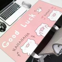 ราคา Mouse Pad แผ่นรองเมาส์ แผ่นรองเมาส์ขนาดใหญ่ 800*300mm ลายการ์ตูนน่ารัก ออฟฟิศ แผ่นรองเม้าส์สำหรับเล่นเกมในสำนักงาน ที่รองเมาส์ (1730805548953144233)