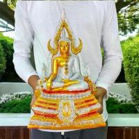 ราคา ถวายพระ ธูป 13 นิ้วNMT8 พระพุทธชินราช รุ่นพุทธชยันตี ด้านหลังตราธรรมจักร หน้าตัก5นิ้ว เนื้อเรซิ่นจีวรประดับกากเพชรสีเงินผ่านพิธีปลุกเสกแล้ว ฐานดอกบัว พระเครื่อง พระพุทธรูป (1732241472276104829)