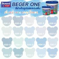 ราคา Beger One สีทาภายในผสมรองพื้น สีฟ้า ขนาด 8L สีน้ำ สีรองพื้น สีทาบ้าน [ จบครบในตัวดียว ] (1729860189456730152)
