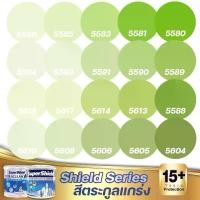 ราคา TOA Supershield + Duraclean A+ กึ่งเงา สีเขียวใบไม้ ขนาด 3L สีภายนอก+สีภายใน สีเกรด15ปี สีน้ำ สีทาบ้าน สีเกรดสูง (1729610972153743400)