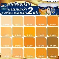 ราคา Dulux สีส้ม อัลติม่า+อีซี่แคร์พลัส กึ่งเงา ขนาด 3 ลิตร สีทาบ้าน สีน้ำ สีทาภายนอก+ภายใน เกรด 15 ปี ICI (1729610722823145512)