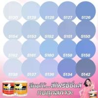 ราคา TOA สี 4 SEASONS สีภายนอก+ภายใน กึ่งเงา/ด้าน สีฟ้าคราม (ขนาด 3L) เฉดสีบ้านสบาย สีเกรด8ปี สีน้ำ สีทาบ้าน สีทนได้ (1729610964916602920)