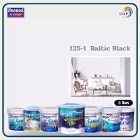 ราคา Beger 135-1 Baltic Black สีเทา ทุกรุ่น สีทาบ้าน ขนาด 3 ลิตร สีทาภายใน สีทาภายนอก สีไร้กลิ่น สียอดนิยม สีน้ำอะคริลิคแท้ สีน้ำ (1730350739893815336)