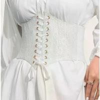 ราคา เข็มขัดรัดเอวผู้หญิง แฟชั่น ปักดอกไม้ เอวยางยืด ลูกไม้รัดเอว ร่างกาย (1730414461489351199)