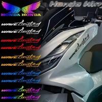 ราคา สติ๊กเกอร์สะท้อนแสงหัวฮอนด้า เวฟ 3 ชิ้น/เซ็ต สำหรับตกแต่งอุปกรณ์เสริมรถจักรยานยนต์ เหมาะสำหรับสกู๊ตเตอร์ ร่างกาย และบังโคลน ดัดแปลง กันน้ำ รูปลอกไวนิล เหมาะสำหรับ เวฟ 100, เวฟ 11 (1731900310141830373)