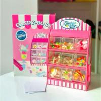 ราคา ตู้คีบเยลลี่สีแดง ตู้ใส่ขนม ตู้ใส่ลูกอม เยลลี่ Candy bar ! (1732727697358685323)