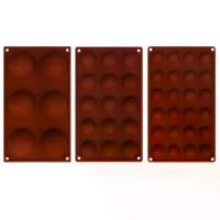 ราคา แม่พิมพ์เค้กซิลิโคน ทรงครึ่งวงกลม เครื่องมือตกแต่ง เหมาะสำหรับพุดดิ้ง เยลลี่ ช็อคโกแลต และแม่พิมพ์ฟองดอง รูปร่างลูกบอล เครื่องมือบิสกิต (1731256667018529297)