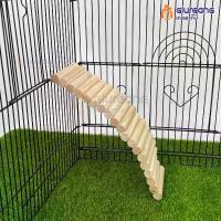 ราคา ของเล่นบันไดไม้ 27 cm หนูแฮมสเตอร์ ปรับได้ตามรูปทรง ตกแต่งกรง อุปกรณ์เสริมหนูแฮมสเตอร์ ไจแอนท์ (1729645031176964988)