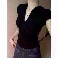 ราคา เสื้อผ้าผู้หญิง แฟชั่น สไตล์ฝรั่งเศส เสื้อยืดแขนสั้น คอวี ทรงเข้ารูป เอวสั้น สำหรับผู้หญิง เสื้อเชิ้ต human made เสื้อฟ้า เต้น เสื้อ คอเต่า แขน สั้น ร้าน อบเชย เสื้อ วินเทจ เสื้อ เพนกวิน (173231683576