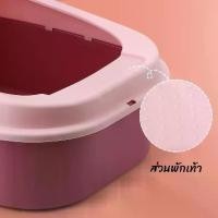 ราคา ทรายแมวและกระบะทรายแมว BABYPET ห้องน้ำแมว กระบะทรายหางปลา Cat Litter กระบะทราย หางปลา ห้องน้ำแมว พกพาสะดวก กระบะทรายแมว ห้องน้ำแมว (1732519121345414261)