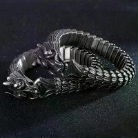 ราคา สร้อยข้อมือกระดูกมังกร สไตล์จีน เครื่องประดับผู้ชาย รัศมีไททาเนียม ลายสเกล สแตนเลส (1732085817644057786)