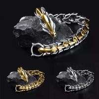 ราคา สร้อยข้อมือหัวมังกร, เครื่องประดับผู้ชาย, สไตล์ฮิปฮอปพังก์, การออกแบบหัวมังกรสีเงิน, สไตล์วินเทจและเกินจริง, สร้อยข้อมือมังกรสำหรับผู้ชาย (1730485515976018062)
