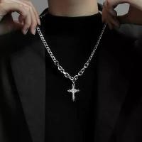 ราคา สร้อยคอไม้กางเขนคู่, จี้อเนกประสงค์, เครื่องประดับผู้ชาย (1731821198640121326)