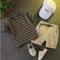 ราคา ชุดเสื้อเด็กทารก เสื้อยืดลายทางและกางเกงขาสั้น เสื้อยืดเด็กผู้ชาย เสื้อเด็กผู้หญิง เสื้ออนุบาล เครื่องประดับผู้ชาย เหมาะสำหรับเด็กอายุ 1-5 ปี เสื้อเด็กมาเลย์ เสื้อยืด 2023 (1730074101760821263)