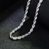 ราคา เครื่องประดับผู้ชาย, สร้อยคอลูกโซ่เดียว, เครื่องประดับแฟชั่น, สไตล์เกาหลี, สร้อยคอลูกประคำบิดเกลียว สร้อย คอ สวยๆ สร้อย คอ ผู้หญิง (1731210843673232385)