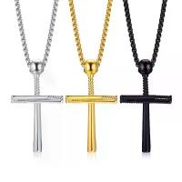 ราคา สร้อยคอไม้กางเขนเบสบอล, วัสดุเหล็กไททาเนียม, จี้สแตนเลส, เครื่องประดับผู้ชาย, ยอดนิยม (1730126355338070379)