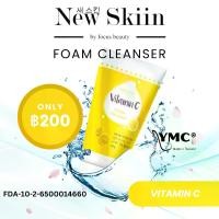 ราคา New Skiin โฟมล้างหน้า Vitamin-C 150g สำหรับบุรุษ โฟมล้างหน้าวิตามินซี ราคาเพียง 200 บาท FDA-10-2-6500014660 (1729809140436798419)