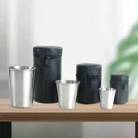 ราคา ถ้วยแคมป์ปิ้งสแตนเลสกลางแจ้ง, byinon, ชุด 4 ชิ้น, ขนาดมินิ (30ml/70ml/170ml), เหมาะสำหรับไวน์สโตน, แก้วไวน์, เบียร์, ถ้วยเครื่องดื่ม, มาพร้อมกล่องเก็บของ (1732613448583841257)