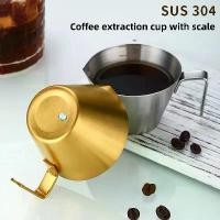 ราคา ถ้วยสกัดกาแฟ สแตนเลส 304 มีสเกล ช้อนขนมขนาดเล็ก ถ้วยทำเอสเพรสโซ่ เครื่องมือครัว ถ้วยตวง (1731363086598769621)