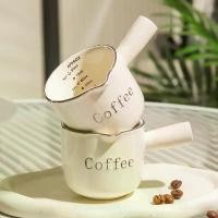 ราคา ถ้วยกาแฟ เซรามิค อุปกรณ์เครื่องชงกาแฟ ถ้วย ถ้วยนม ถ้วยตวง สำหรับการใช้งานร้านกาแฟ เหมาะสำหรับใช้ในบ้าน 90mlถ้วยตวง (1732097237438137702)