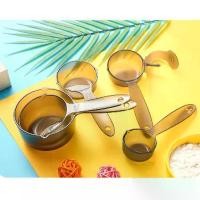 ราคา ชุดถ้วยตวงพลาสติก 5 ชิ้น ชุดช้อนตวงพลาสติก 5 ชิ้น ขายแยก วัสดุ Food Grade สีสวยงามน่าใช้ ช้อนตวง ถ้วยตวง (1730835230194501687)