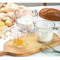 ราคา แก้วตวง ถ้วยตวง แก้วชงกาแฟ 350ml/500ml/1000ml เหยือกตวง เหยือกตวงแก้ว มีหูจับ เนื้อแก้วใส ทนทา (1731786275281078126)