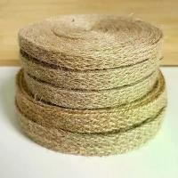 ราคา สายปอกระเจาถักแบน, ริบบิ้นผ้ากระสอบ, อุปกรณ์งานฝีมือ DIY แฮนด์เมด, เชือกป่าน, ริบบิ้นผูก, สำหรับตกแต่งบ้าน, ทำด้วยมือล้วนๆ (1732238564627351387)