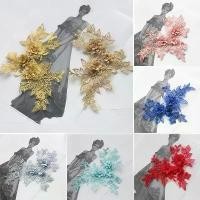 ราคา แพทช์ปักลูกไม้ 3 มิติ ดอกไม้ อุปกรณ์เย็บผ้า DIY สำหรับทำพัดชุด อุปกรณ์งานฝีมือ สีทอง สีน้ำเงิน สีไวน์ สีแดง สีเทา สีดำ สีกรมท่า ผ้าตกแต่ง (1731883271882441899)