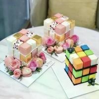 ราคา แม่พิมพ์ขนมอบซิลิโคน ขนาดเล็ก ดีไซน์มูสสี่เหลี่ยมดอกไม้ เหมาะสำหรับทำขนม มูส และชาอบอุ่น (1732075326379426946)