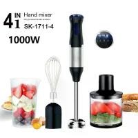 ราคา เครื่องปั่นพลังงานไฟฟ้า, 1000W, 4 in 1, เครื่องปั่นมือถือสแตนเลส, เครื่องเตรียมอาหาร, เหมาะสำหรับไข่, ผัก, เนื้อสัตว์และผลไม้, เครื่องผสม, เครื่องคั้นน้ำผลไม้, เครื่องผสมสมูทตี้ (1730334000048212654)