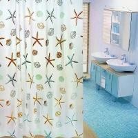 ราคา ม่านห้องน้ำ กันน้ำ ม่านอาบน้ำ ขนาด 180*200 ซม. พร้อมตะขอแขวนผ้าม่าน 12 ชิ้น และแหวน รวมชุดม่านอาบน้ำ (1731921206922872038)