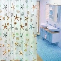 ราคา ม่านห้องน้ำ กันน้ำ ม่านอาบน้ำ ขนาด 180*200 ซม. พร้อมตะขอแขวนผ้าม่าน 12 ชิ้น และแหวน รวมชุดม่านอาบน้ำ (1732590125255984471)