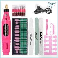 ราคา Seasons Life ชุดเครื่องเจียรเล็บ อุปกรณ์เจีย 9ชิ้น ชุดขัดเล็บผสมไฟฟ้า ตะไบเล็บ+เครื่อง+หัวเจียร เครื่องเจียเล็บไฟฟ้า (1731736699543128389)