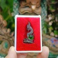 ราคา องค์พญานาคราช อุ้มดวงแก้วสารพัดนึก ขนาดเล็ก เนื้อทองเหลือง แถม ผ้ายันต์ปู่ศรีสุทโธ ธูป 10 แท่ง (1730682653581019622)