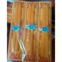 ราคา AnuchaiChaiyakong ธูปกล่องใหญ่ ธูป 9ดอก เทียน น้ำหนัก1บาท1คู่(จำนวน 6 กล่อง) จัดชุด ถวายพระ ชุดสังฆทาน ขาย ร้อน (1732186640702146168)