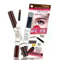 ราคา โนโว เจลเขียนคิ้ว เจลคิ้ว กันน้ำ NOVO BEAUTY EYEBROW GEL 3g ดินสอเขียนคิ้ว (1732264968200948377)