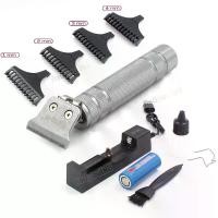 ราคา Kemei ปัตตาเลี่ยนตัดผม ไร้สายบัตตาเลี่ยนตัดผม รุ่น KM-1974B แบตตาเลี่ยน โกนหนวด โกนเครา กันจอน แกะลาย ชาร์จไฟบ้านและ power bank อุปกรณ์จัดแต่งทรงผม (1729721454882228394)