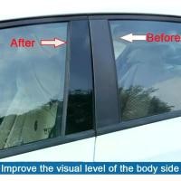 ราคา รถหน้าต่างกลางคอลัมน์ประตู, 6PCS, สีดำมันวาวและคาร์บอนไฟเบอร์, ฝาครอบเสาประตู, เหมาะสำหรับ Honda Civic รุ่นที่ 8 Sedan FD, ปี 2006 2007 2008 2009 2010 2011, เอฟเฟกต์กระจก, ทำจากว (1732123348518667719)