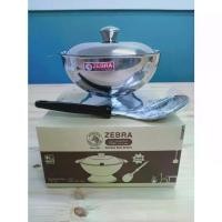 ราคา 【จัดส่งทันที】 โถข้าว Zebra โถข้าว 20 ซม. แถมทัพพีแขก โฟกัส 144021 โถข้าวสแตนเลส หัวม้าลาย โถใส่ข้าว โถ (1732187526509397928)